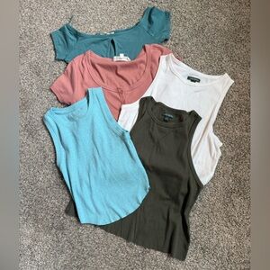 Xs Juniors Tanks and Short Sleeve AE wild fable